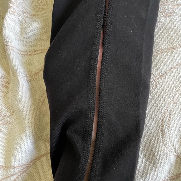 Alo Sz L Black W/open/netted seam down the backside (see pics). - Picture 3 of 5